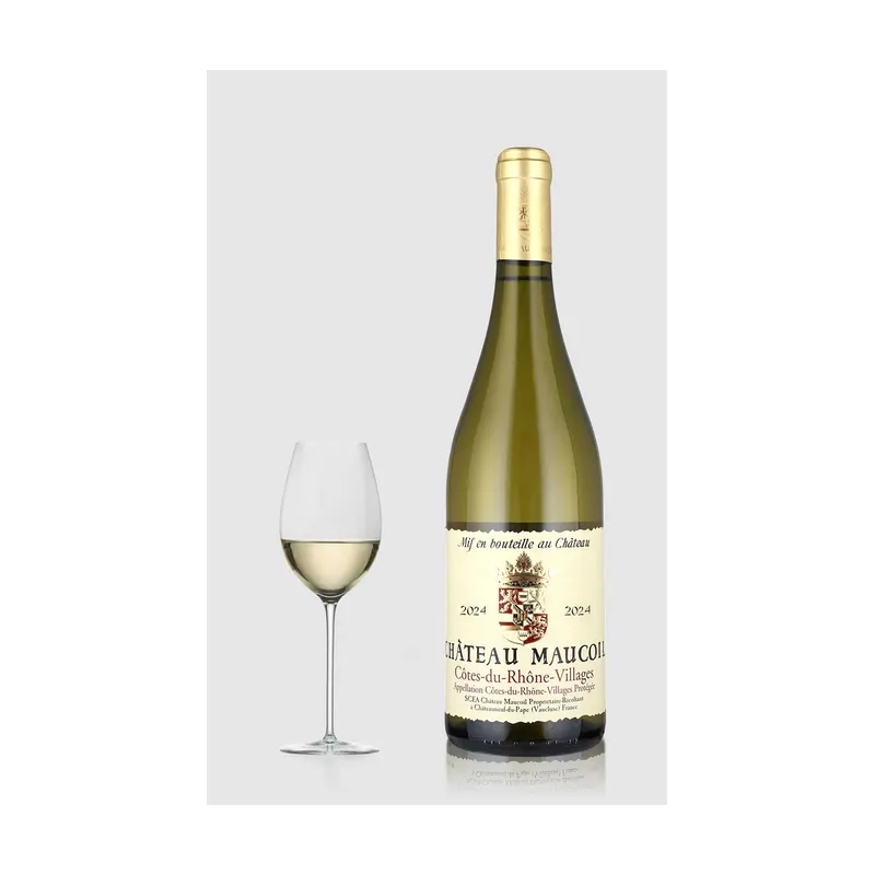 Château Maucoil Cote Du Rhone Villages Blanc ØKO 2024