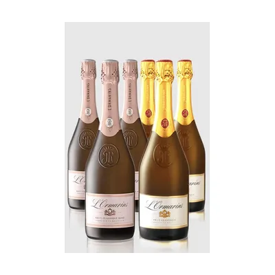 Smagekasse med Anthonij Rupert L'Ormarins Brut Vine 6 Flasker