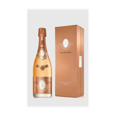 Louis Roederer Cristal Rosé 2008 i gaveæske
