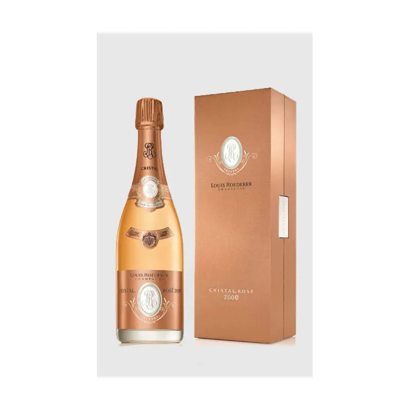 Louis Roederer Cristal Rosé 2000 i gaveæske