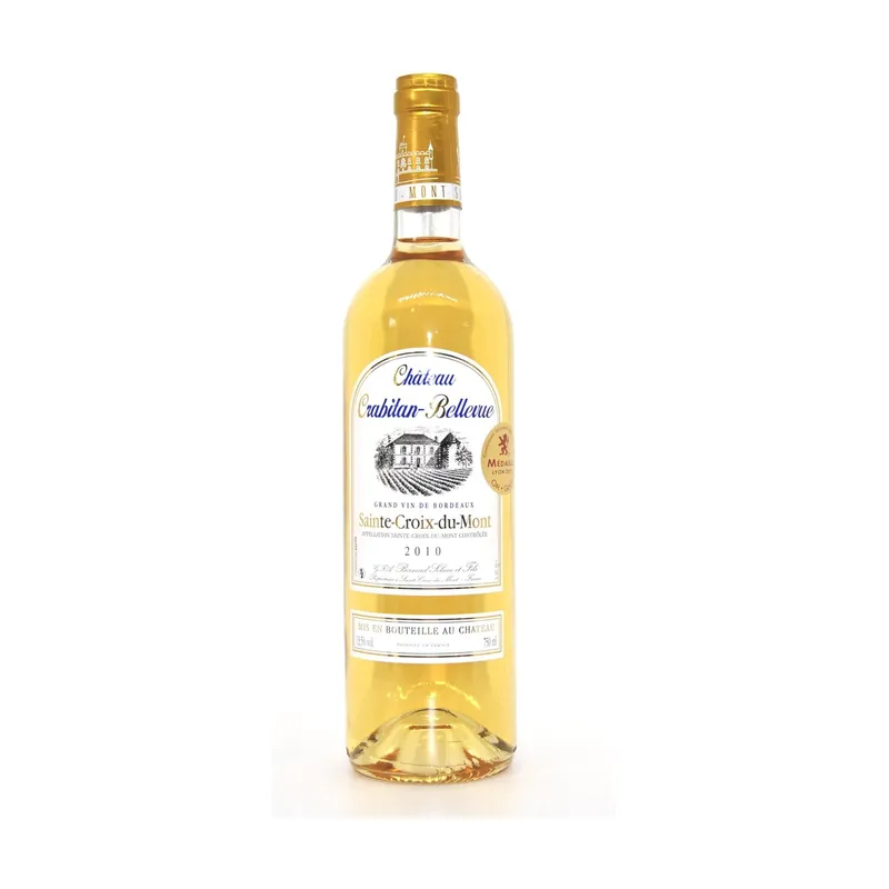 Château Crabitan-Bellevue, Sainte Croix du Mont 2015 - GULDMEDAILLE