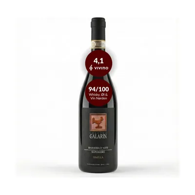 Galarin Barbera d'Asti Superiore DOCG "Tinella" 2022 Økologisk rødvin, Piemonte