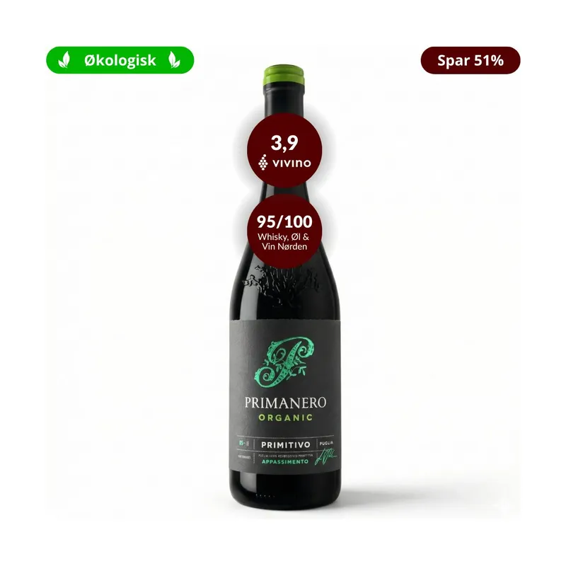Primanero 2023, Paolo Leo - "Amarone Killer", Økologisk Primitivo, Puglia – Paolo Leo