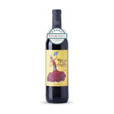 Hoya del Carmen Tempranillo, økologisk & vegansk rødvin, Manchuela Spanien – Vega Tolosa