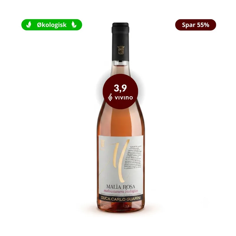 Malía Rosé 2025, Duca Carlo Guarini - Økologisk rosévin, Puglia, Italien – Duca Carlo Guarini