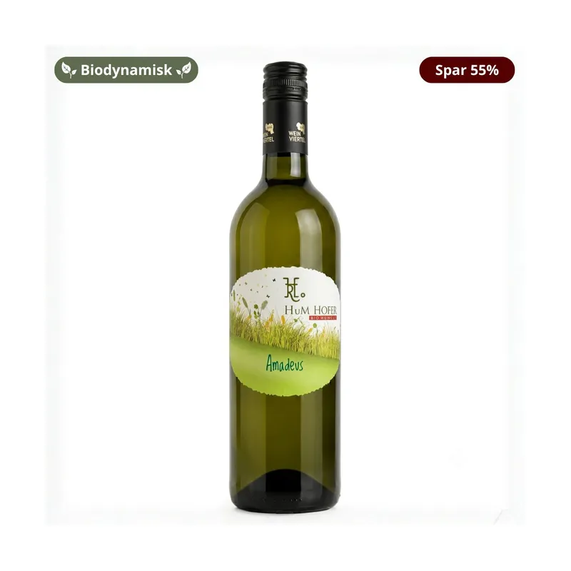 Hofer Amadeus Grüner Veltliner 2025  Biodynamisk hvidvin, Weinviertel, Østrig – H.u.M. Hofer