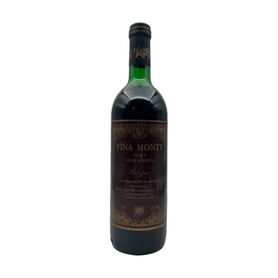 Rioja Viña Monty 1981 Gran Reserva – Viña Monty