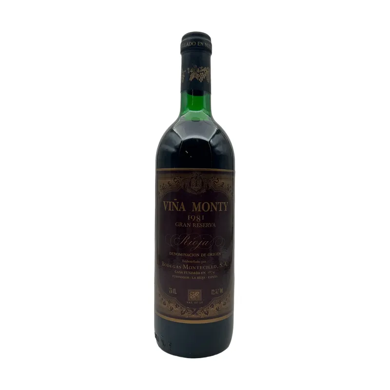 Rioja Viña Monty 1981 Gran Reserva – Viña Monty