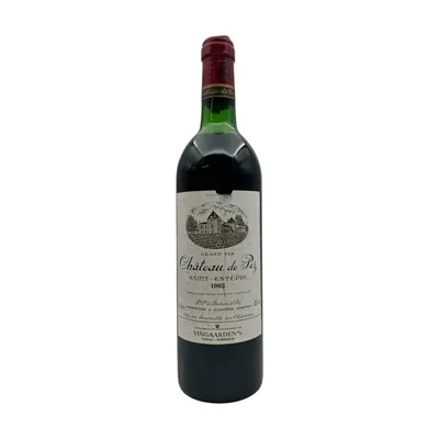 Château de Pez Saint-Estèphe 1983